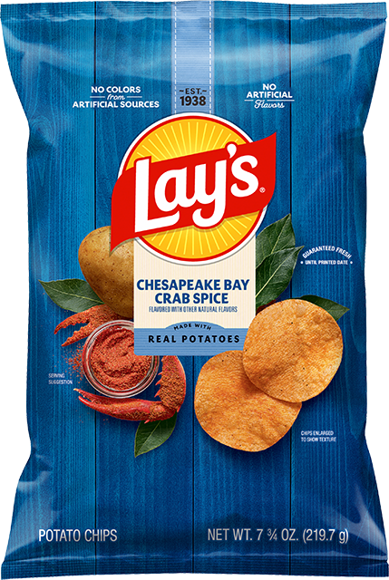 LAY'S® Chesapeake Bay Crab Spice Flavored Potato Chips