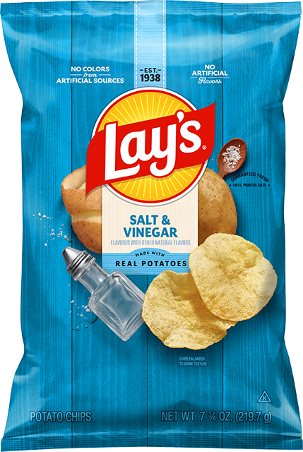 Papas fritas LAY'S® sabor sal y vinagre