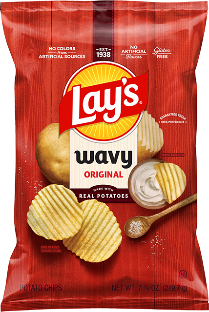 Papas fritas LAY'S® onduladas originales