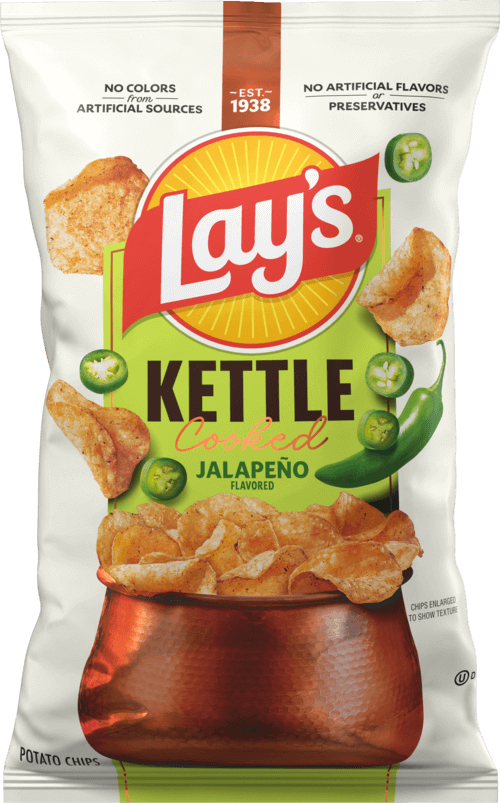 Papas fritas LAY'S® estilo kettle sabor jalapeño