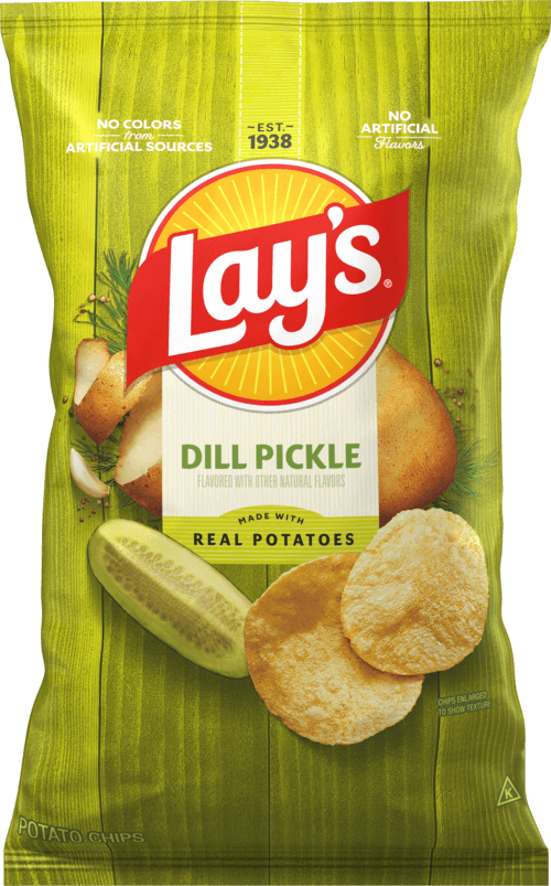 Papas fritas LAY'S® sabor pepinillos al eneldo