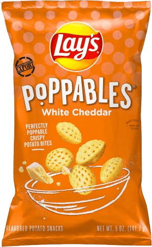 Bocaditos de papas LAY'S® Poppables® sabor cheddar blanco
