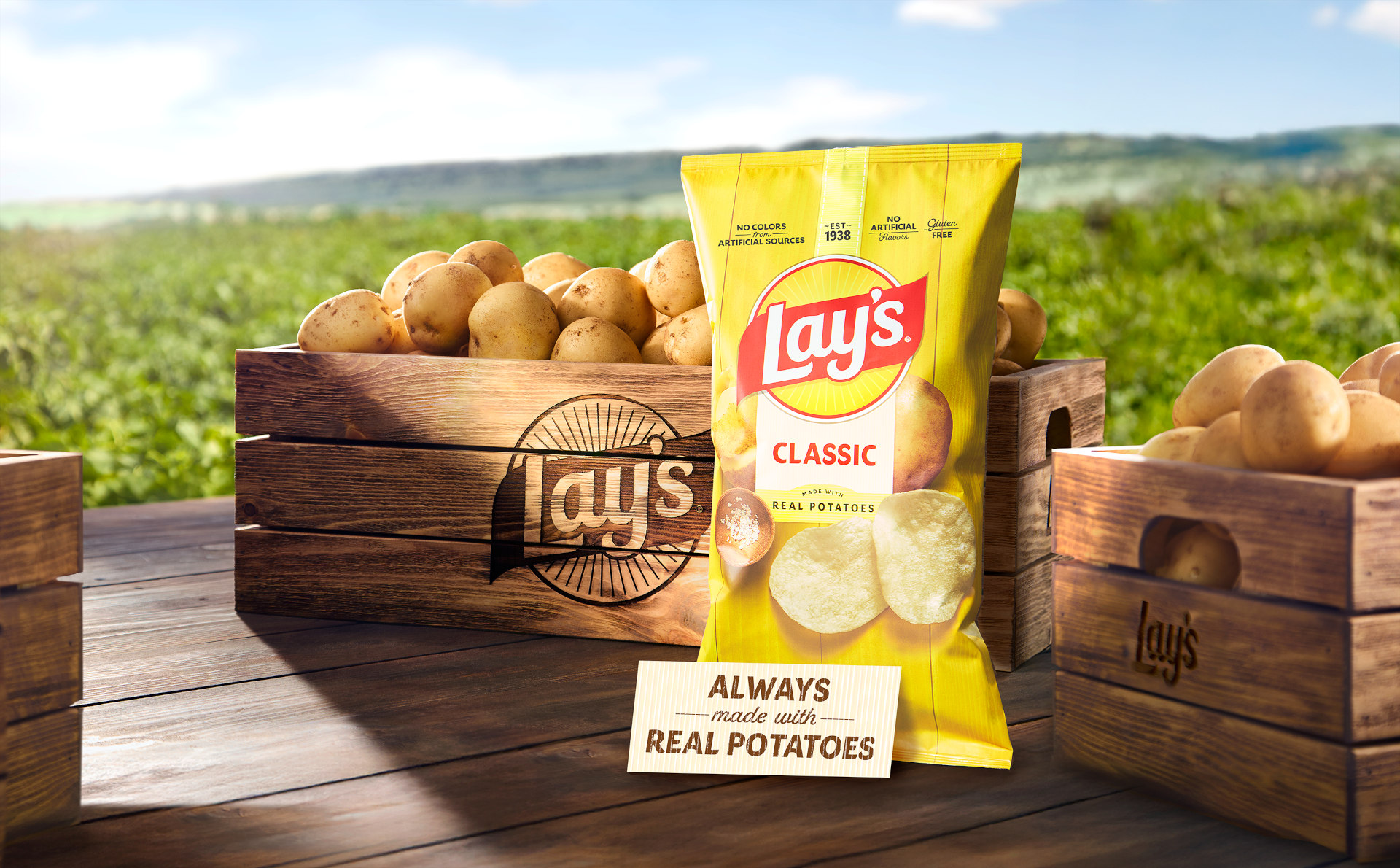 Always made with real potatoes