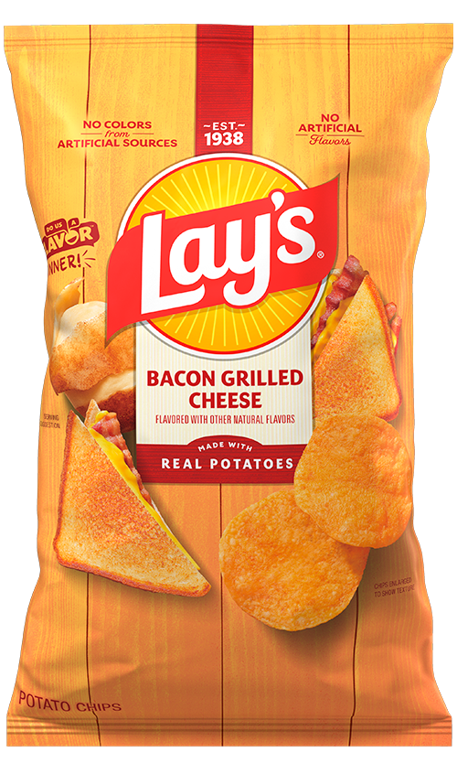 LAY'S® Bacon Grilled Cheese Flavored Potato Chips