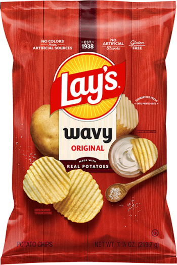 Papas fritas LAY'S® onduladas originales