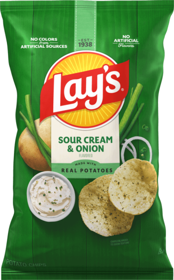 Papas fritas LAY'S® sabor crema ácida y cebolla