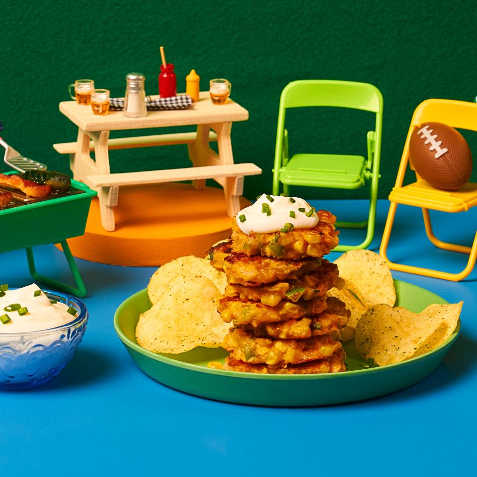 LAY'S® Sour Cream & Onion Corn Fritters