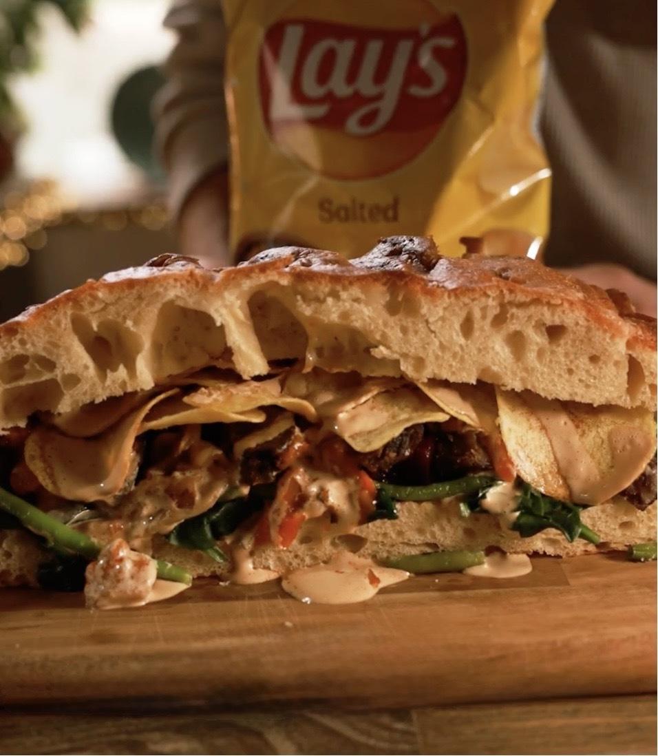 Lay's® Xmas leftover sandwich